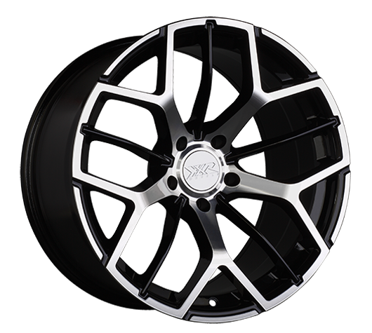 XXR 566 BLACK AND MACHINED WHEELS | 18X10 | 5X114.3 | OFFSET: 20MM | CB: 73.1MM