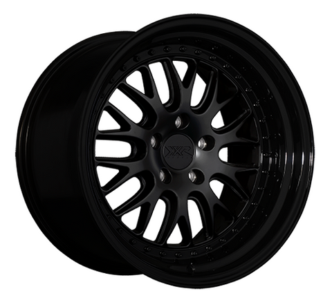 XXR 570 FLAT BLACK WITH GLOSS BLACK LIP WHEELS | 18X8.5 | 5X100 | OFFSET: 35MM | CB: 73.1MM