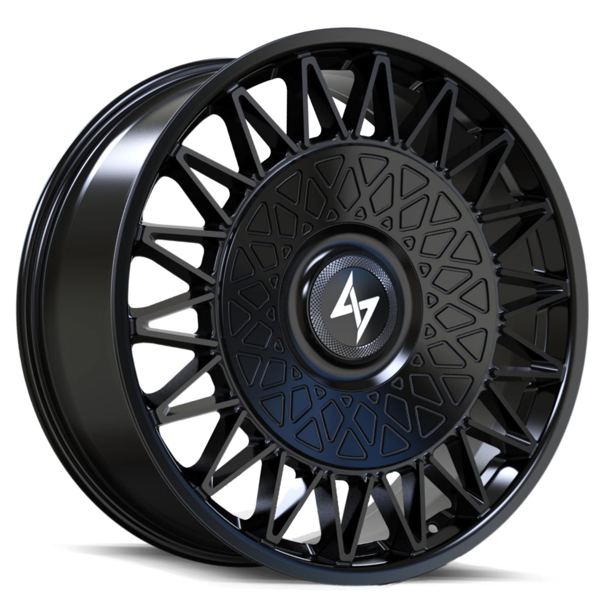 SENTALI CROWN GLOSS BLACK WHEELS | 22X10.5 | 5X112/5X115 | OFFSET: 25MM | CB: 71.6MM