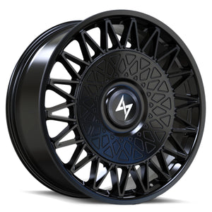 SENTALI CROWN GLOSS BLACK WHEELS | 22X10.5 | 5X112/5X115 | OFFSET: 25MM | CB: 71.6MM