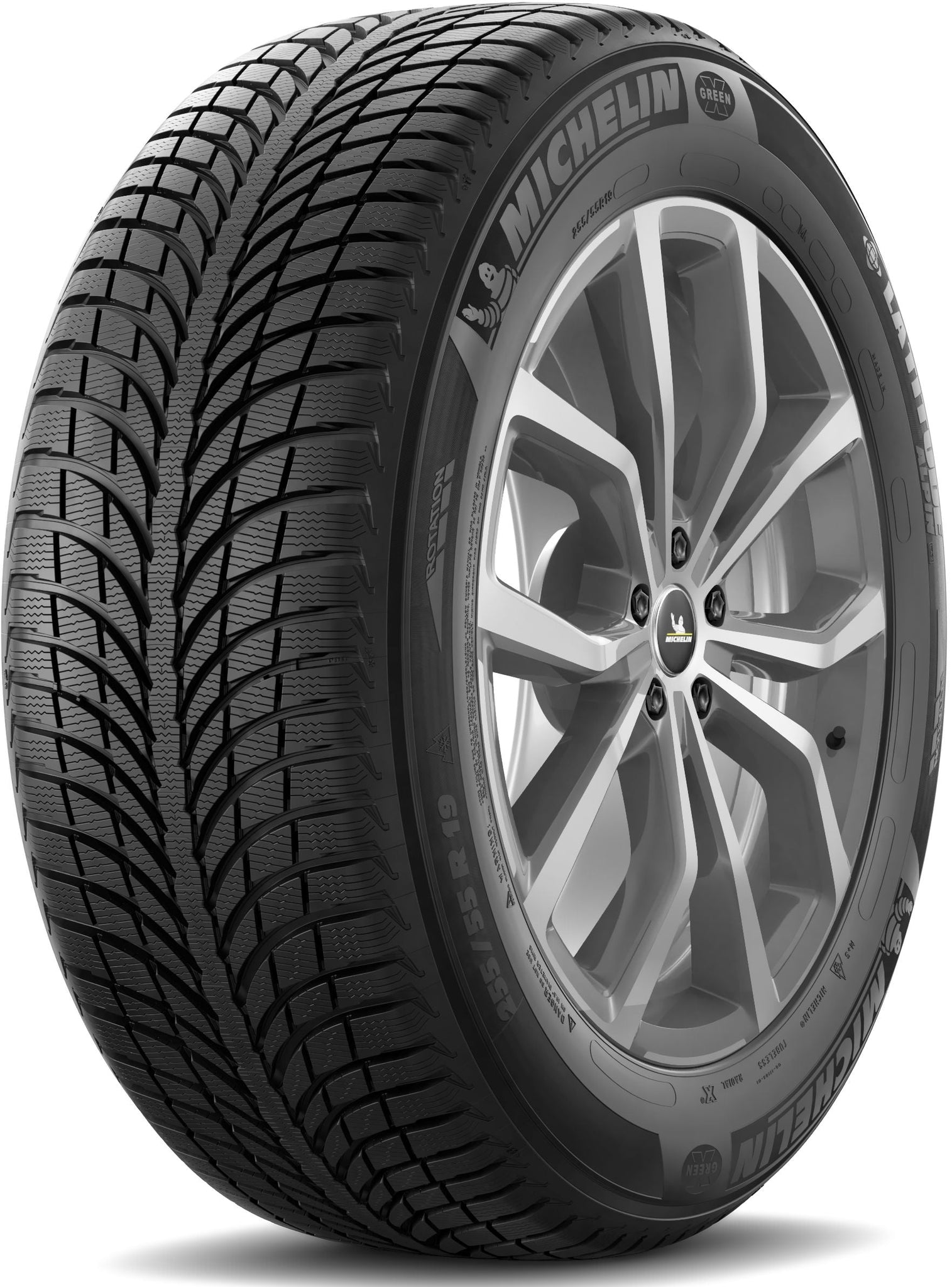 255/45R20 XL 105V MICHELIN LATITUDE ALPIN LA2 WINTER TIRES (M+S + SNOWFLAKE)