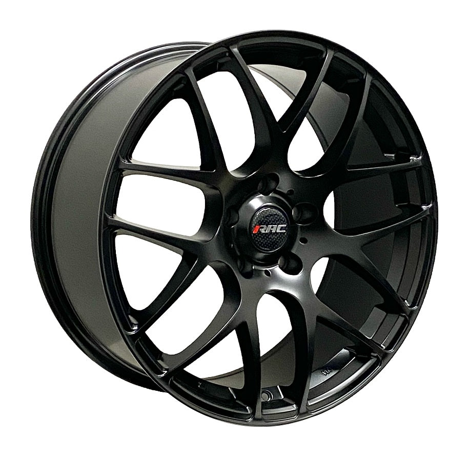 RAC R01B MATTE BLACK WHEELS | 18X8 | 5X120 | OFFSET: 35MM | CB: 72.6MM