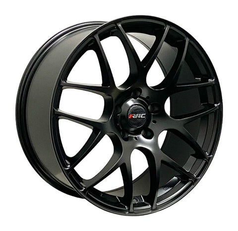 RAC R01B MATTE BLACK WHEELS | 18X8.5 | 5X120 | OFFSET: 35MM | CB: 72.6MM