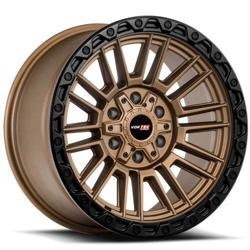 VORTEK VRT-604MBR MATTE BRONZE BLACK BEAD RING WHEELS | 22X10 | 5X127/5X139.7 | OFFSET: -18MM | CB: 78.1MM