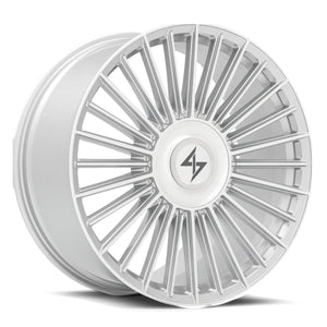 SENTALI SPECTRE BRUSHED SILVER WHEELS | 24X10 | 6X135/6X139.7 | OFFSET: 20MM | CB: 106.1MM