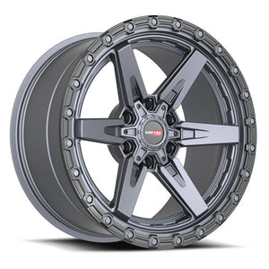 VORTEK VRT-602MTB MATTE TITANIUM BLACK BEAD RING WHEELS | 17X9 | 6X135/6X139.7 | OFFSET: 0MM | CB: 106.1MM