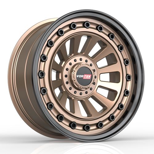 VORTEK VRD-702MBRB MATTE BRONZE BLACK BOLTS AND LIP WHEELS | 18X9 | 6X135/6X139.7 | OFFSET: 0MM | CB: 106.1MM