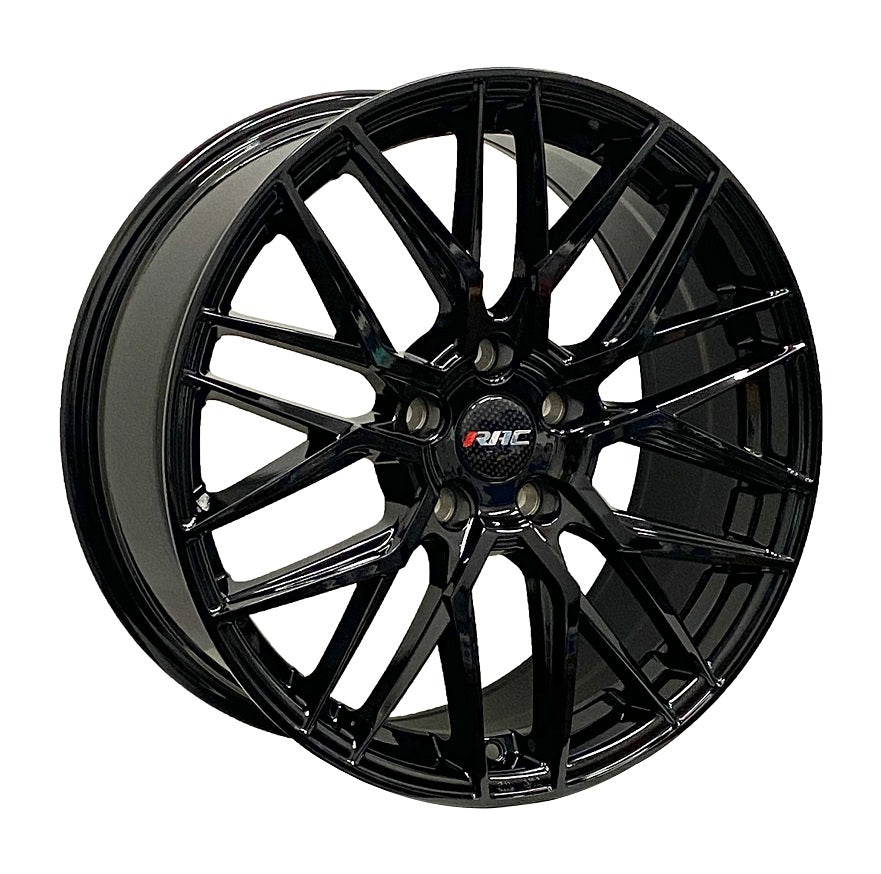 RAC R07GB GLOSS BLACK WHEELS | 18X8 | 5X112 | OFFSET: 35MM | CB: 57.1MM