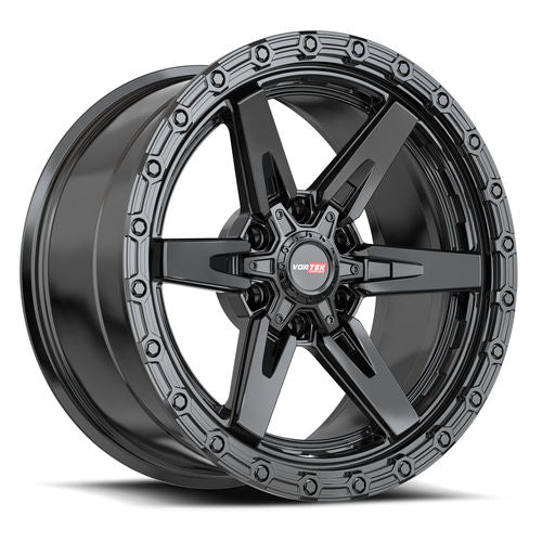 VORTEK VRT-602SB SATIN BLACK WHEELS | 17X9 | 6X135/6X139.7 | OFFSET: 0MM | CB: 106.1MM