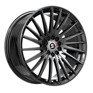 SPEC-1 RACING SP-68GB GLOSS BLACK WHEELS | 17X7.5 | 5X100/5X114.3 | OFFSET: 42MM | CB: 73.1MM