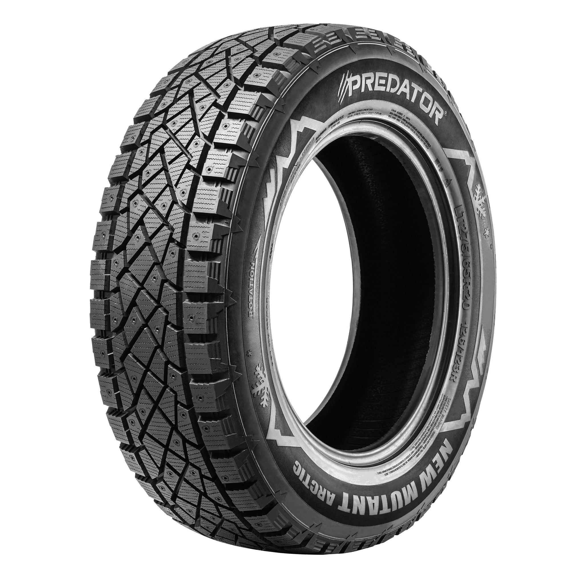 LT 33X12.50R20 LRE 114R PREDATOR NEW MUTANT ARCTIC WINTER TIRES (M+S + SNOWFLAKE)