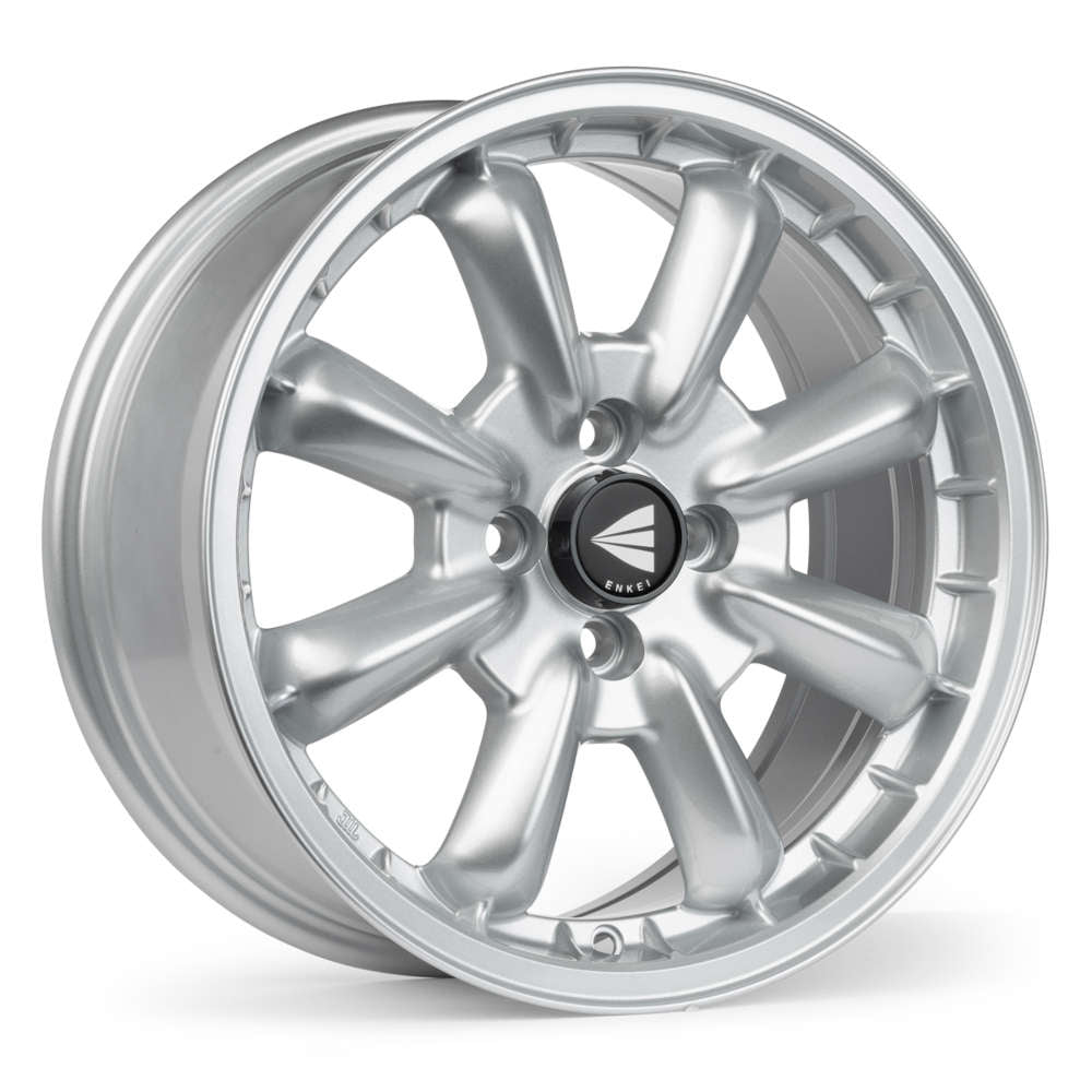 ENKEI COMPE SILVER WHEELS | 15X5.5 | 4X130 | OFFSET: 17MM | CB: 72.6MM