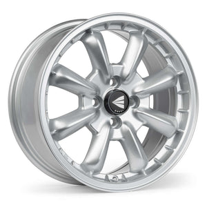 ENKEI COMPE SILVER WHEELS | 15X7 | 4X100 | OFFSET: 38MM | CB: 72.6MM