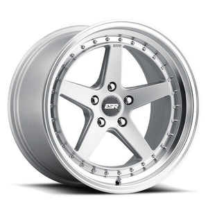 ESR CS5 HYPER SILVER WITH MACHINED LIP WHEELS | 19X8.5 | 5X114.3 | OFFSET: 30MM | CB: 72.6MM