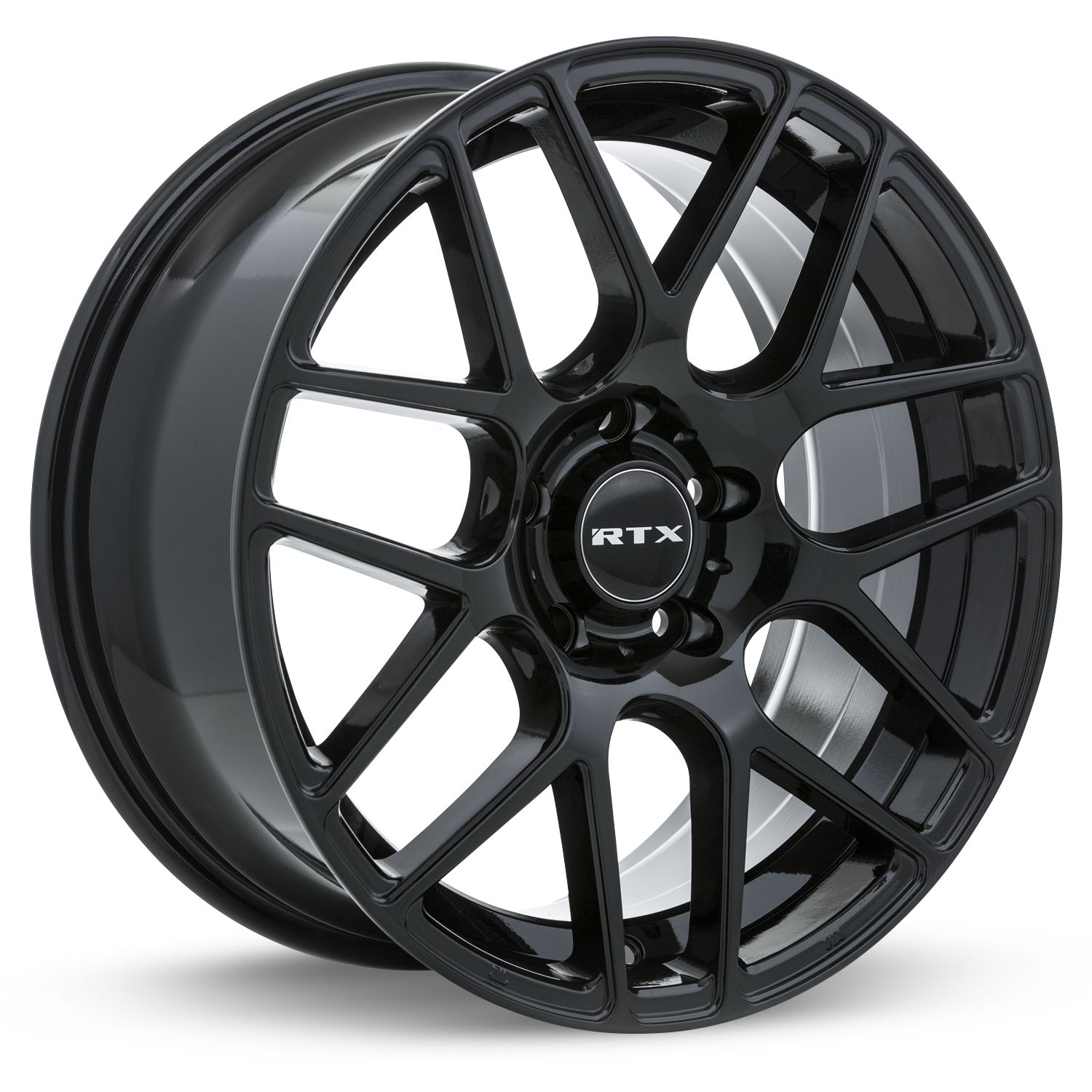 RTX ENVY GLOSS BLACK WHEELS | 16X6.5 | 5X100 | OFFSET: 38MM | CB: 54.1MM