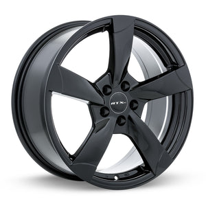 RTX RS II GLOSS BLACK WHEELS | 18X8 | 5X112 | OFFSET: 45MM | CB: 66.6MM