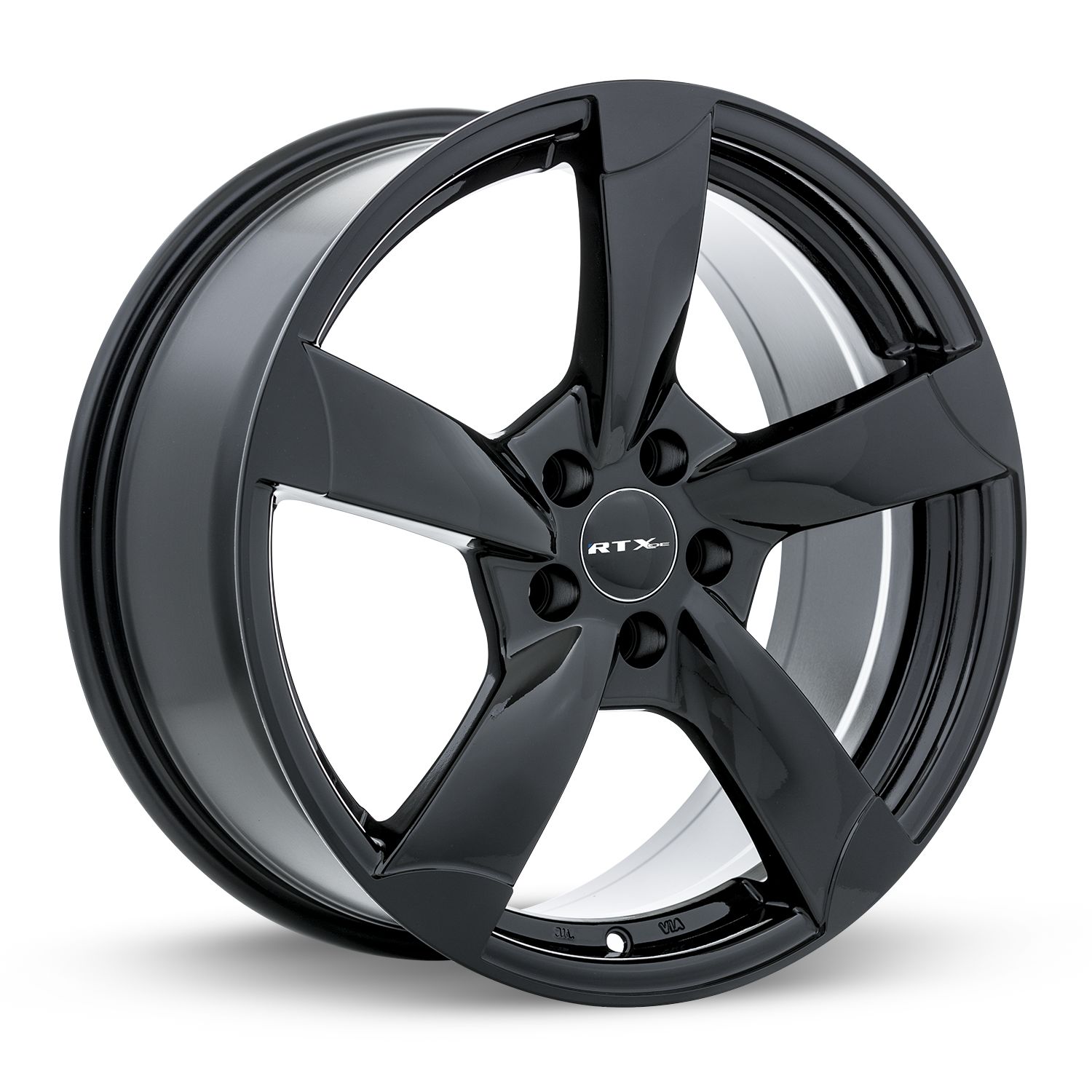 RTX RS II GLOSS BLACK WHEELS | 17X7.5 | 5X112 | OFFSET: 35MM | CB: 66.6MM