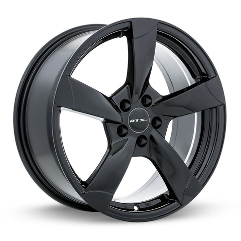 RTX RS II GLOSS BLACK WHEELS | 18X8 | 5X112 | OFFSET: 35MM | CB: 66.6MM