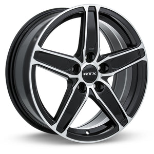 RTX FROST BLACK MACHINED WHEELS | 19X8.5 | 5X112 | OFFSET: 45MM | CB: 66.6MM