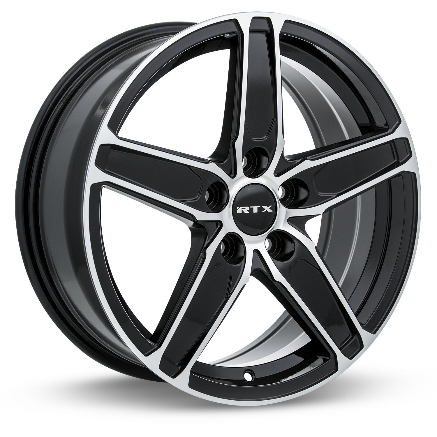 RTX FROST BLACK MACHINED WHEELS | 18X8 | 5X114.3 | OFFSET: 42MM | CB: 64.1MM