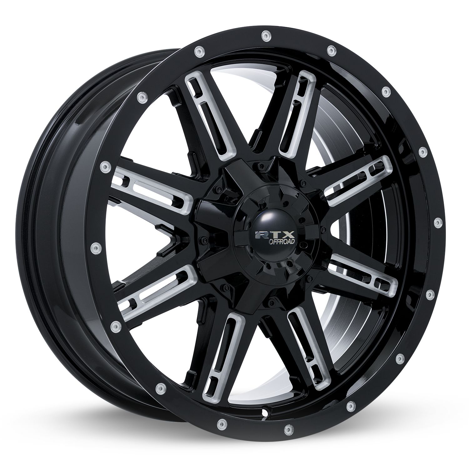 RTX RAVINE BLACK MILLED WHEELS | 18X9 | 8X170 | OFFSET: 15MM | CB: 125MM