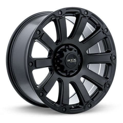 RTX PANZER SATIN BLACK WITH MACHINED DARK GREY WHEELS | 18X9 | 6X120 | OFFSET: 18MM | CB: 67.1MM