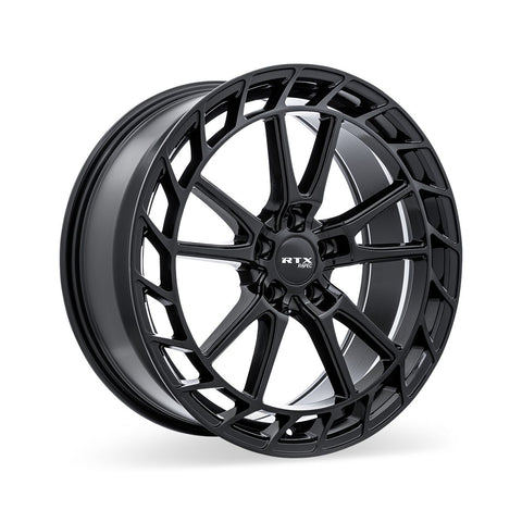 RTX RS05 GLOSS BLACK WHEELS | 19X8 | 5X108 | OFFSET: 40MM | CB: 63.4MM