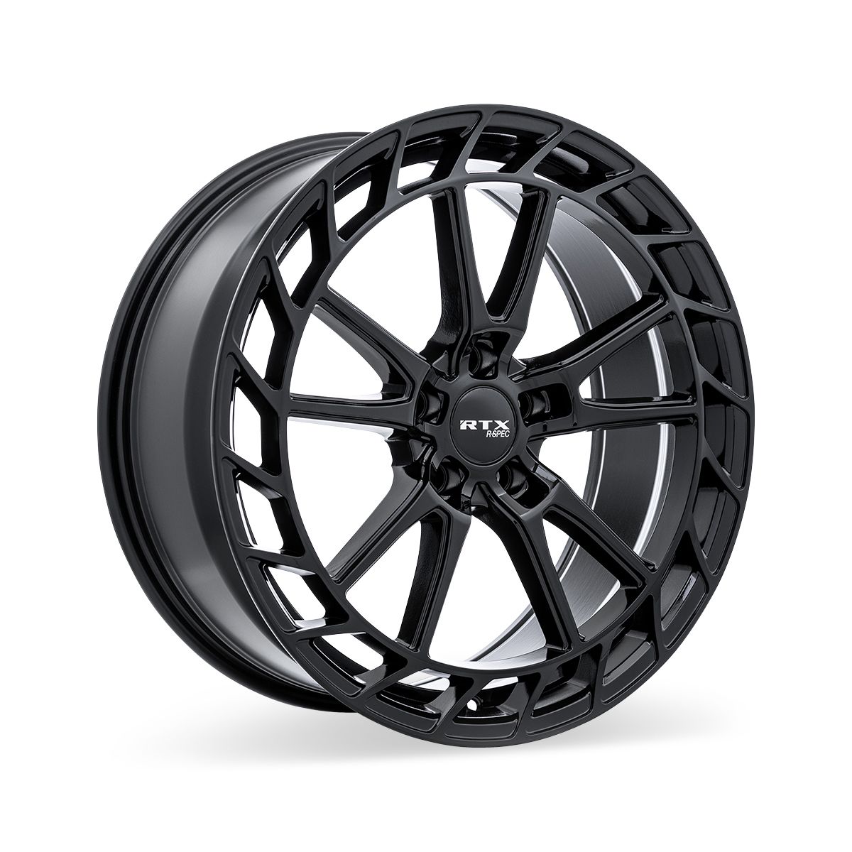 RTX CYCLONE GLOSS BLACK WHEELS | 19X8 | 5X114.3 | OFFSET: 40MM | CB: 73.1MM