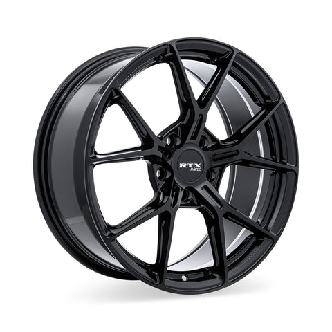 RTX RS01 GLOSS BLACK WHEELS | 18X8 | 5X114.3 | OFFSET: 38MM | CB: 67.1MM