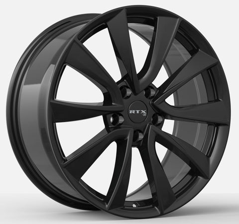 RTX TS-01 GLOSS BLACK WHEELS | 19X8.5 | 5X114.3 | OFFSET: 35MM | CB: 64.1MM