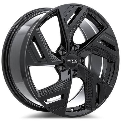 RTX RS09 GLOSS BLACK WHEELS | 19X8 | 5X114.3 | OFFSET: 40MM | CB: 67.1MM