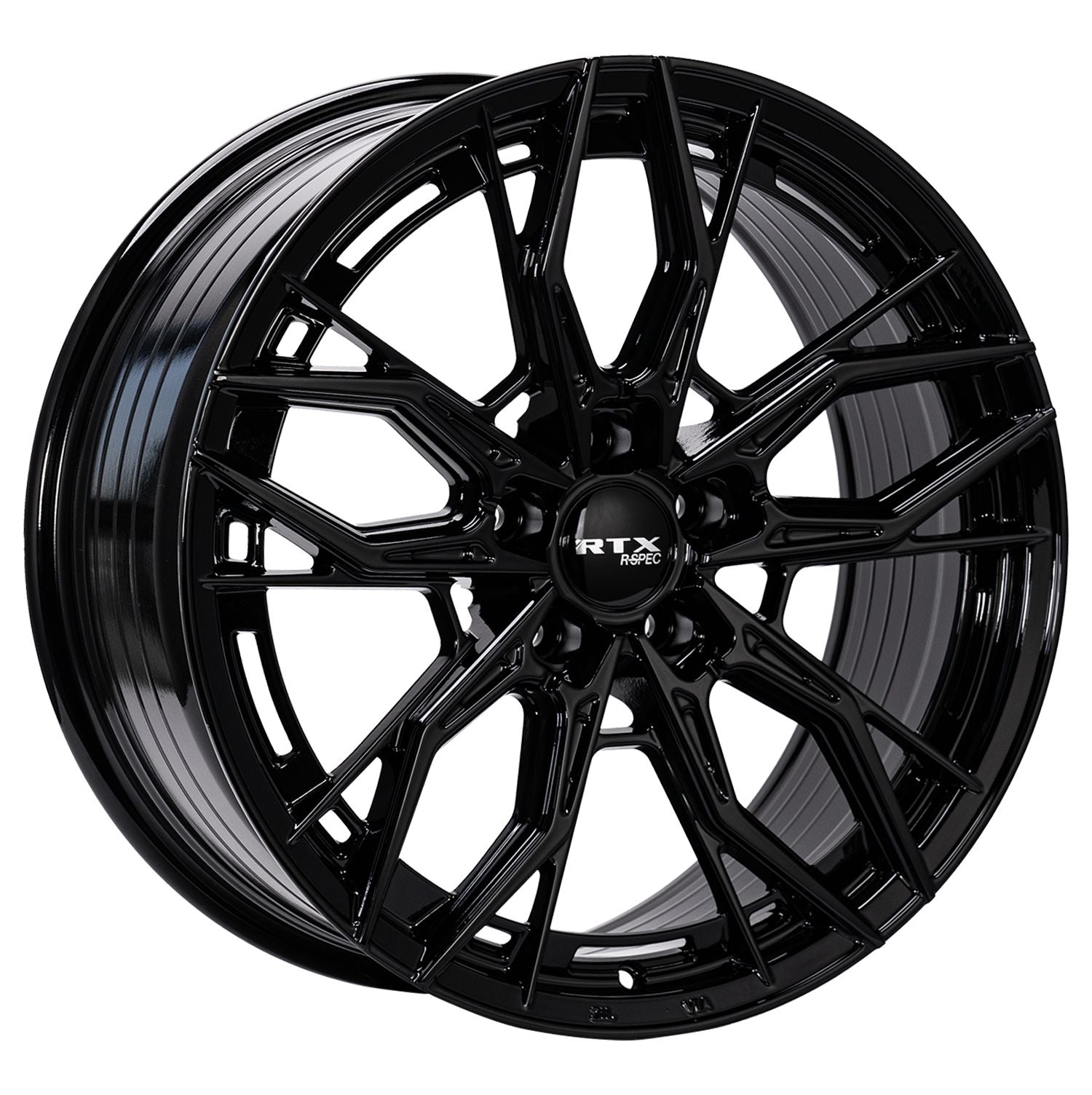 RTX SPUR GLOSS BLACK WHEELS | 17X7.5 | 5X114.3 | OFFSET: 40MM | CB: 73.1MM