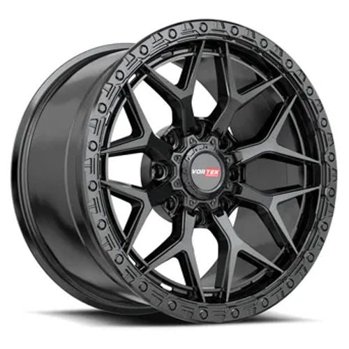 VORTEK VRT-603SB SATIN BLACK WHEELS | 20X9.5 | 8X165.1 | OFFSET: 0MM | CB: 125.1MM