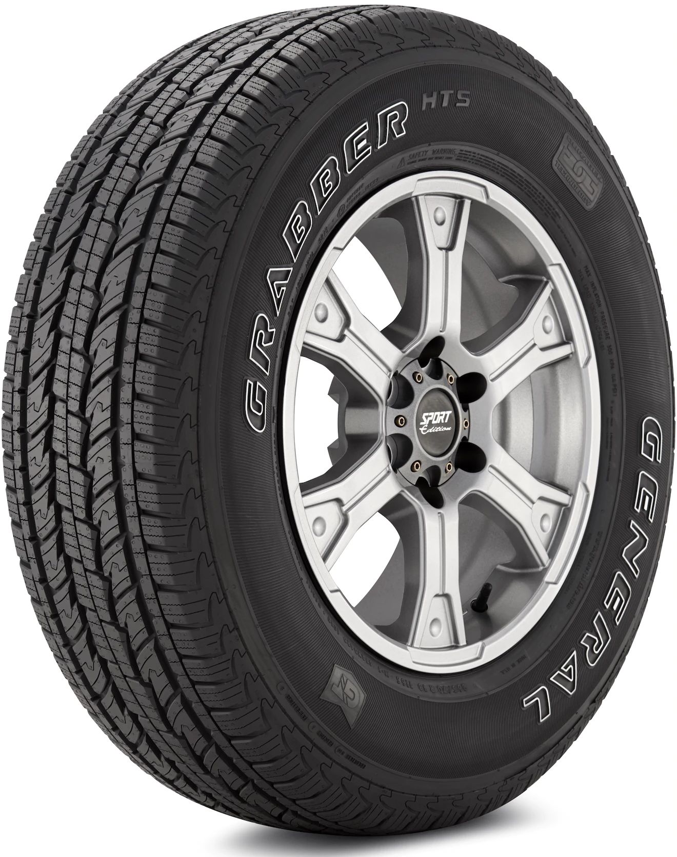 265/70R18 116S GENERAL GRABBER HTS ALL-SEASON TIRES (M+S)