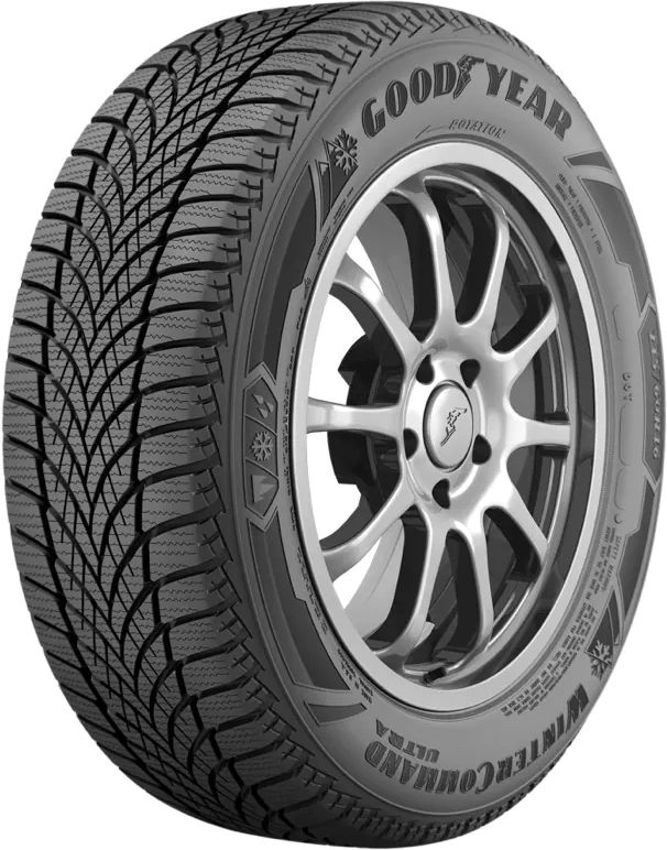 245/60R18 105V GOODYEAR WINTERCOMMAND ULT RA WINTER TIRES (M+S + SNOWFLAKE)