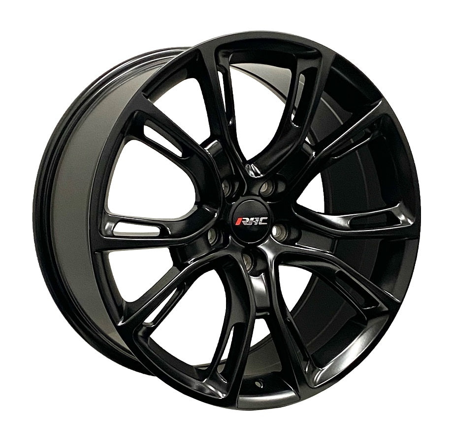 RAC REPLICA D01B MATTE BLACK WHEELS | 17X7.5 | 5X127 | OFFSET: 35MM | CB: 71.5MM