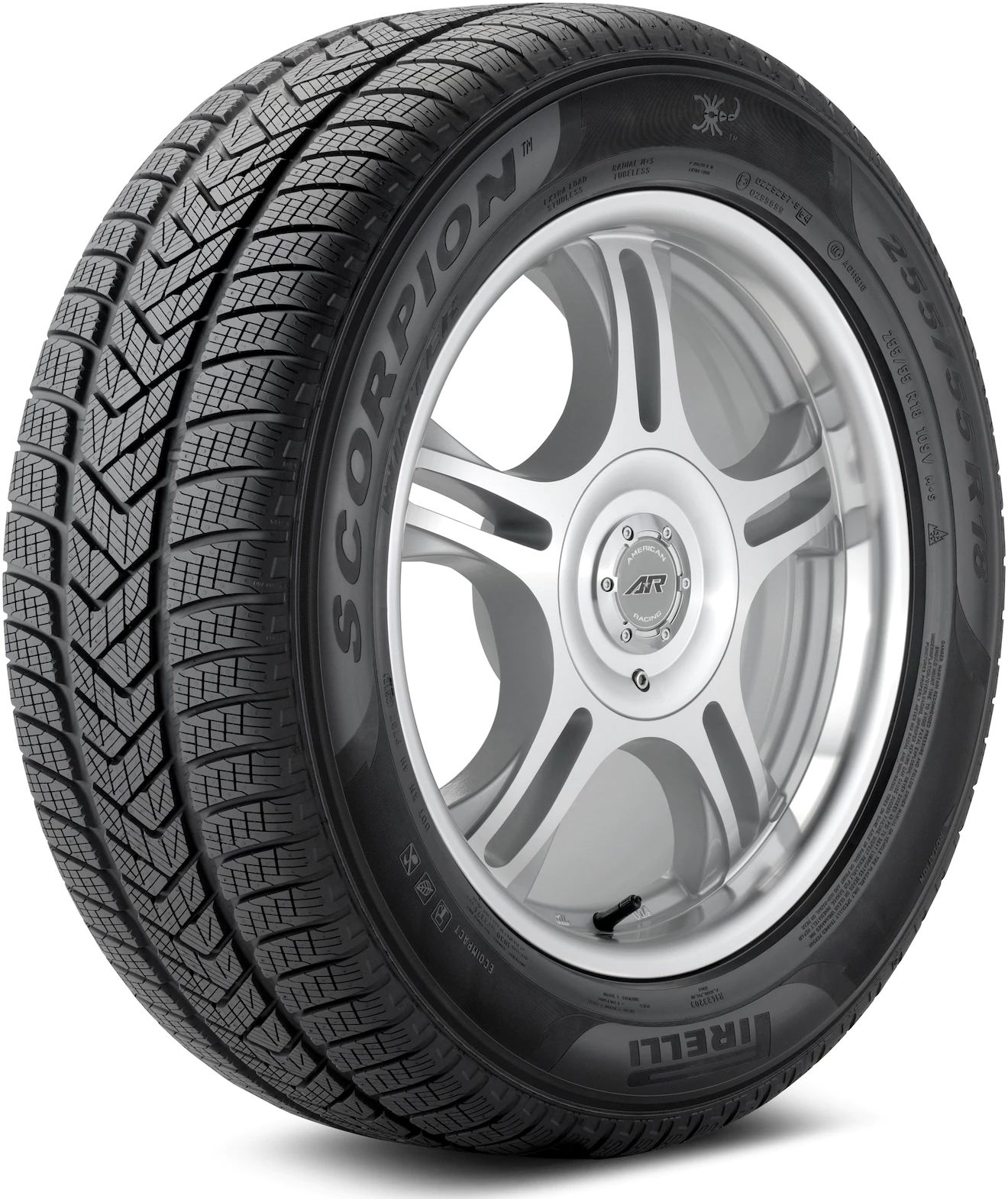 255/65R17 110H PIRELLI SCORPION WINTER TIRES (M+S + SNOWFLAKE)