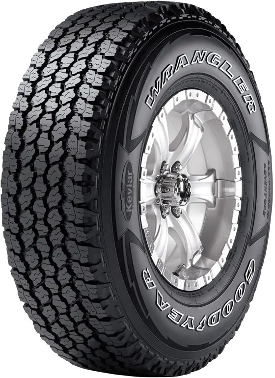 245/70R17 110T GOODYEAR WRANGLER ALL-TERRAIN ADVENTURE W/KEVLAR ALL-SEASON TIRES (M+S)