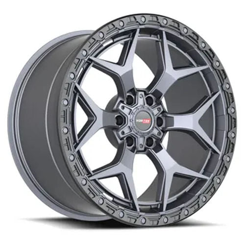 VORTEK VRT-603MTB MATTE TITANIUM BLACK BEAD RING WHEELS | 18X9 | 6X135/6X139.7 | OFFSET: 0MM | CB: 106.1MM