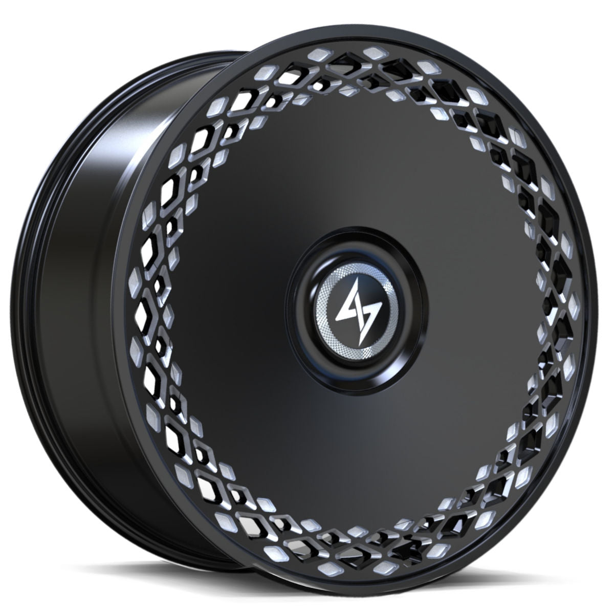 SENTALI CORAL REEF SATIN BLACK MILLED WHEELS | 22X9 | 5X127/5X114.3 | OFFSET: 30MM | CB: 73.1MM