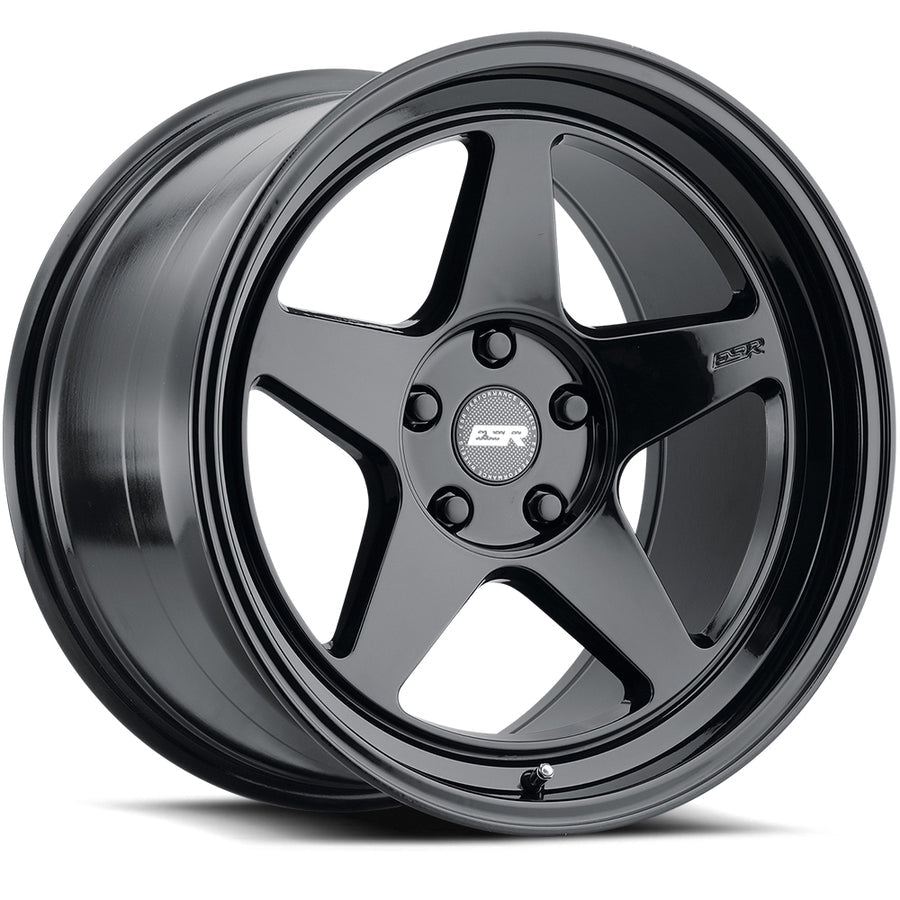 ESR CR5 GLOSS BLACK WHEELS | 18X10.5 | 5X114.3 | OFFSET: 30MM | CB: 72.6MM