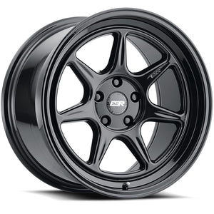 ESR CR7 GLOSS BLACK WHEELS | 18X9.5 | 5X114.3 | OFFSET: 35MM | CB: 72.6MM