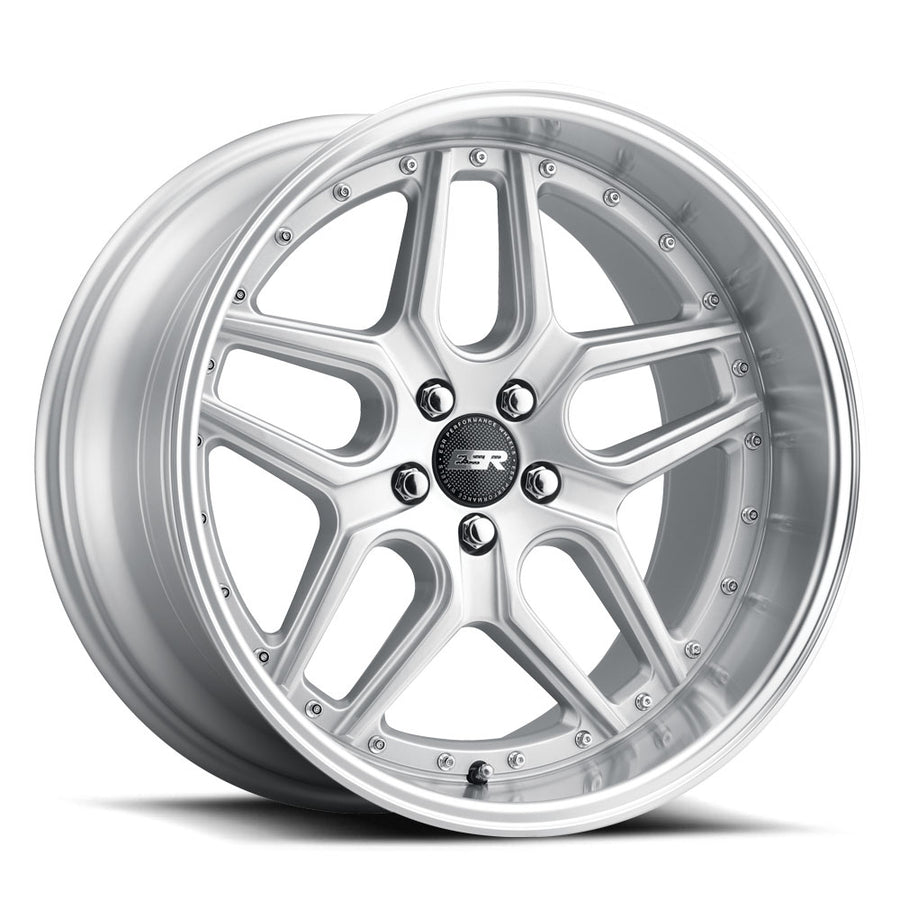 ESR CS15 HYPER SILVER WITH MACHINED LIP WHEELS | 19X10.5 | 5X114.3 | OFFSET: 22MM | CB: 72.6MM