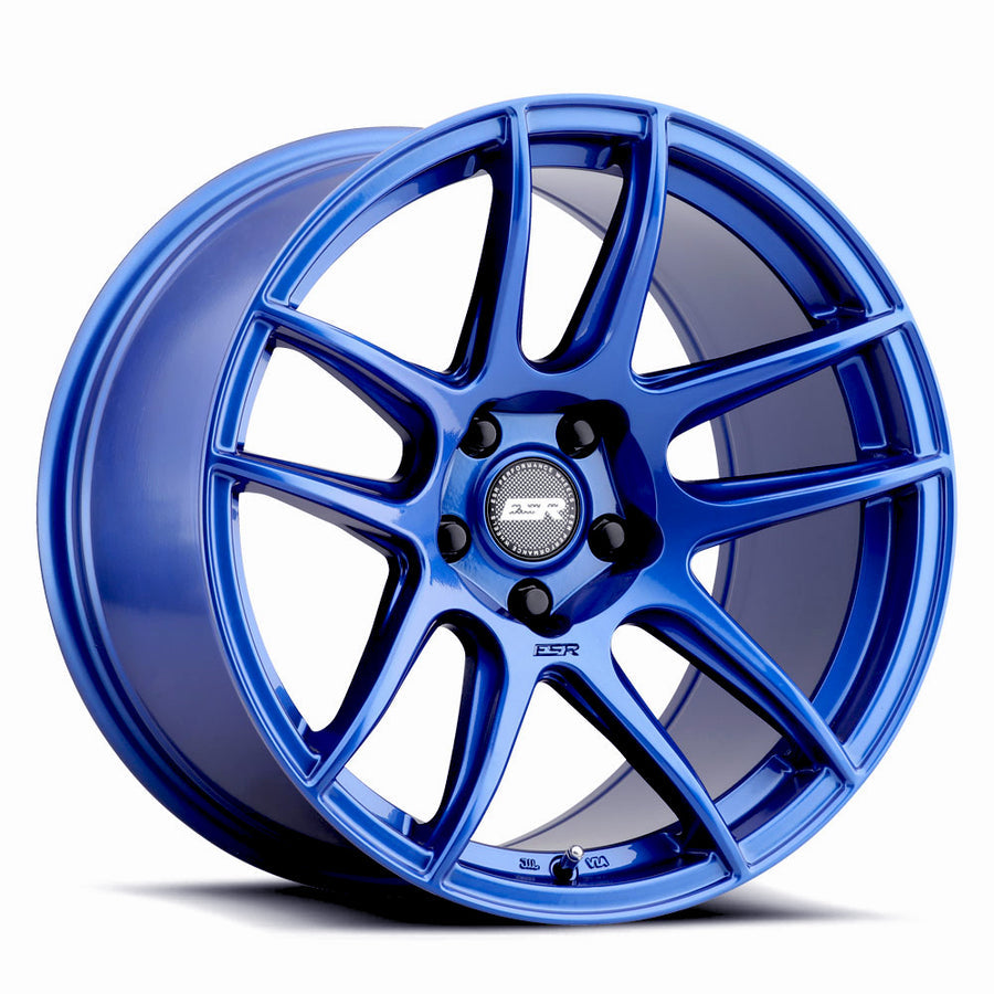 ESR CS8 GLOSS APEX BLUE WHEELS | 18X9.5 | 5X100 | OFFSET: 22MM | CB: 72.6MM