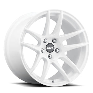 ESR CS8 GLOSS WHITE WHEELS | 18X9.5 | 5X108 | OFFSET: 35MM | CB: 72.6MM (CUSTOM DRILL)