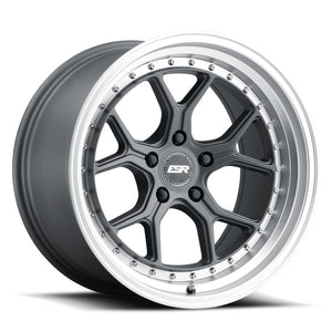 ESR CS2 MATTE GRAPHITE WITH MACHINED LIP WHEELS | 18X8.5 | 5X100 | OFFSET: 30MM | CB: 72.6MM