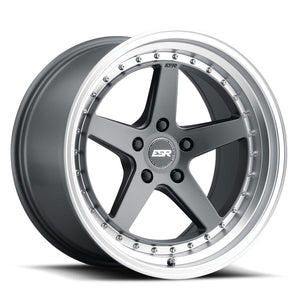 ESR CS5 MATTE GRAPHITE WITH MACHINED LIP WHEELS | 18X8.5 | 5X114.3 | OFFSET: 30MM | CB: 72.6MM