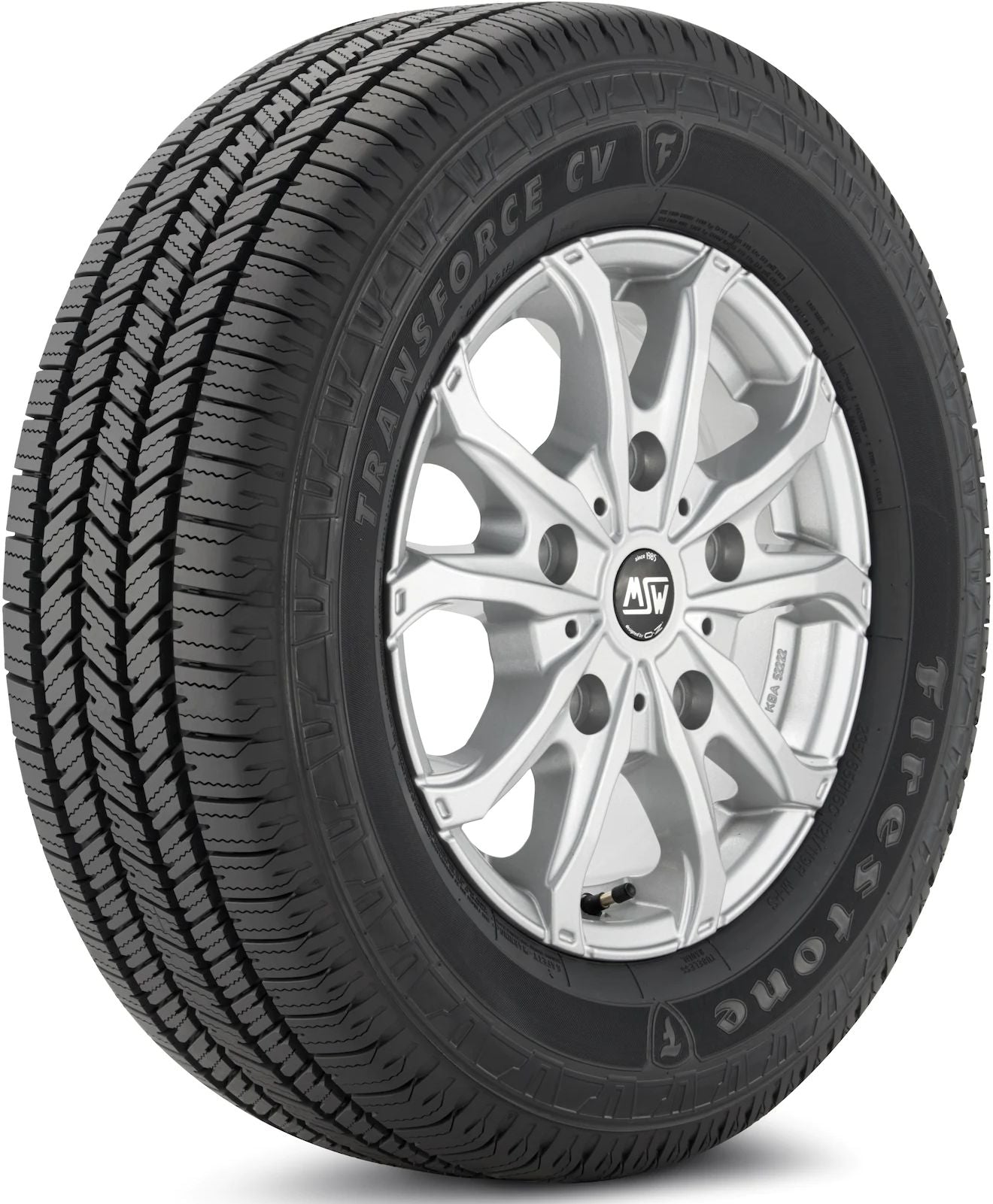 LT 235/65R16 LRE 121R FIRESTONE TRANSFORCE CV ALL-SEASON TIRES (M+S)