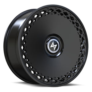 SENTALI CORAL REEF SATIN BLACK WHEELS | 22X9 | 5X127/5X114.3 | OFFSET: 30MM | CB: 73.1MM