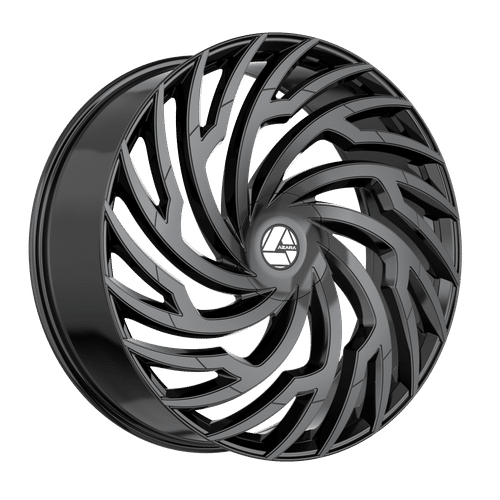 AZARA AZA-536GB GLOSS BLACK WHEELS | 20X8.5 | 5X112/5X114.3 | OFFSET: 35MM | CB: 74.1MM